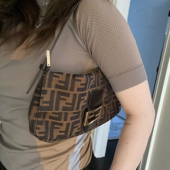 AUTHENTIC FENDI ZUCCA CLASSIC BAGUETTE - Picture 11 of 14